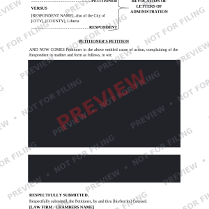 LTP-RLA_preview Petition for Revocation of Letters of Administration