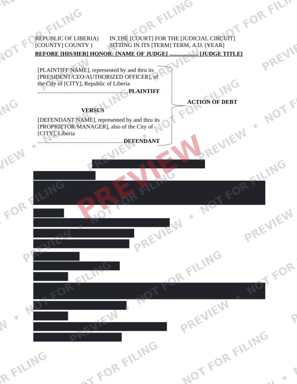 Pre-Trial Memorandum